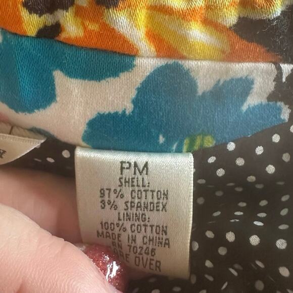 Laura Ashley Colorful Spring Jacket Sz. PM - Picture 7 of 7